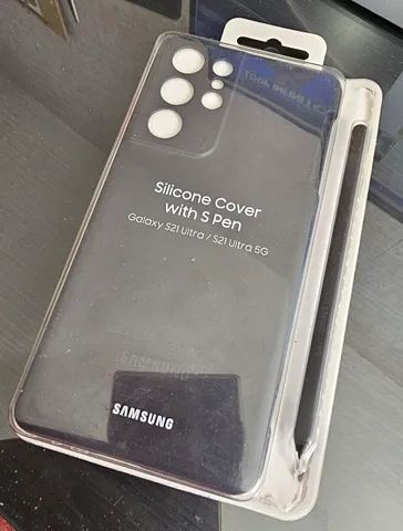 Case Clear View S-Pen Samsung S21 Ultra Original (Usado)