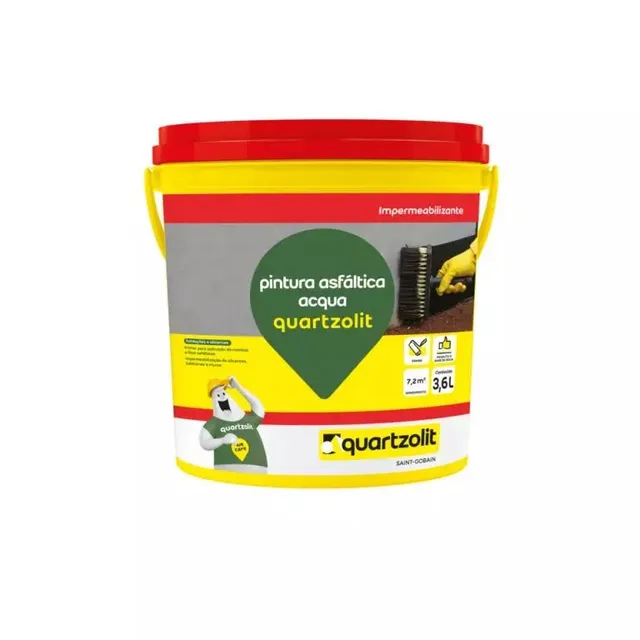 Quartizolit para pintura asfáltica acgua 18LTS a base d'água 
