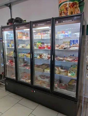 Expositor Auto Serviço Vanguard Resfriados 4 Portas Refrimate