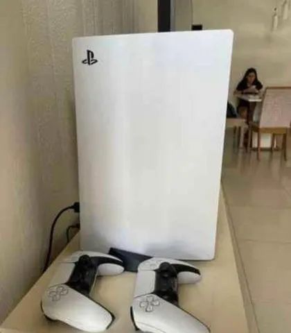 Console Playstation 5 + God of War Ragnarök, 825GB, White, Com 1 Controle,  PS5, CFI-1214A