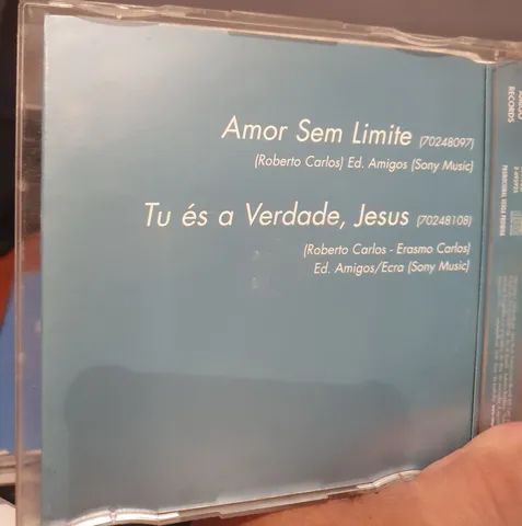 CD Singler Roberto Carlos Amor Sem Limite - Foto 2