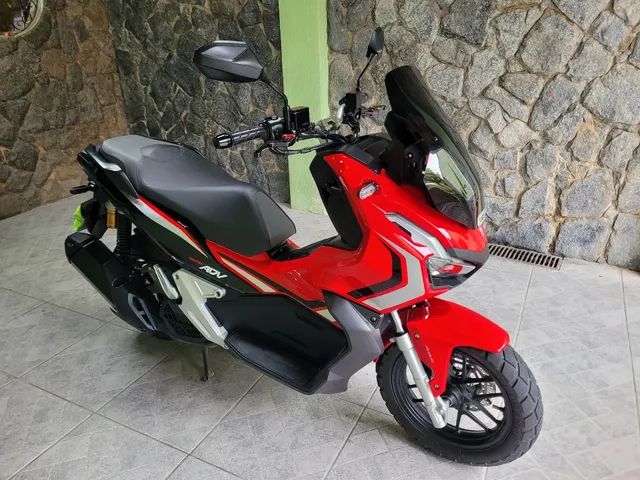 Moto De Brinquedo Motinha Scooter Estilo Borgman Pcx Jog vermelha