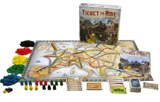 Ticket To Ride Europe Jogo de tabuleiro, primeira viagem, estratégia, trem,  aventura, jogo de festa, jogo de tabuleiro - AliExpress