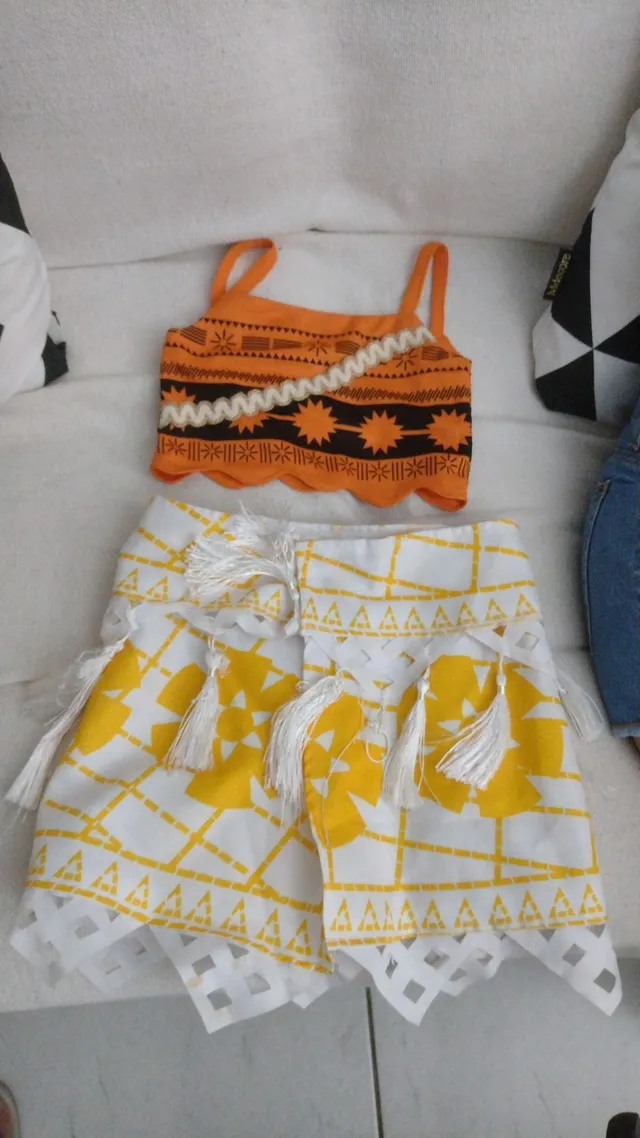 Fantasia Moana, Roupa Infantil para Menina Usado 38821706