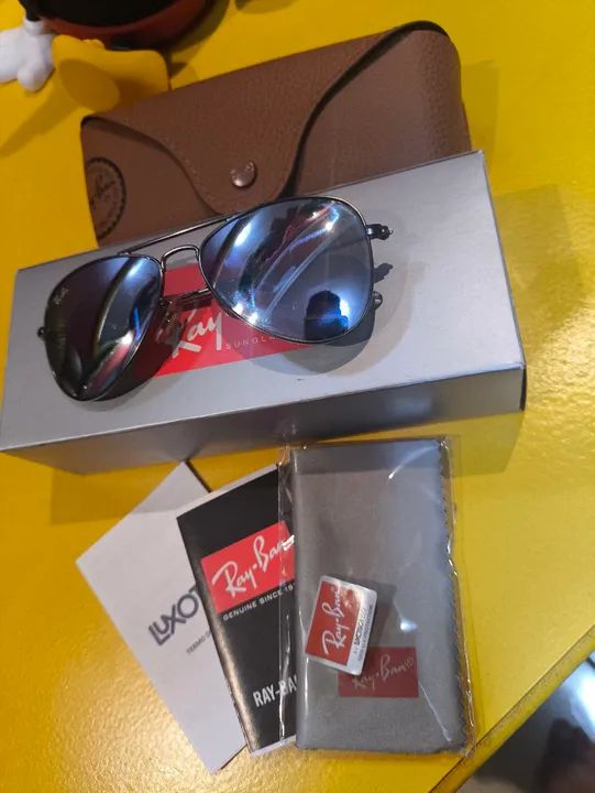 Óculos de sol Ray-Ban Junior Aviator - Foto 6