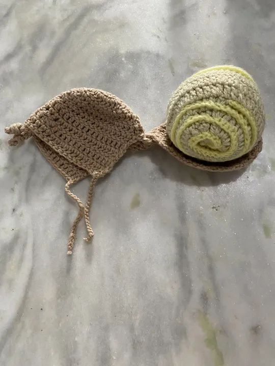 Conjunto caracol em crochê para Bebê - Foto 2