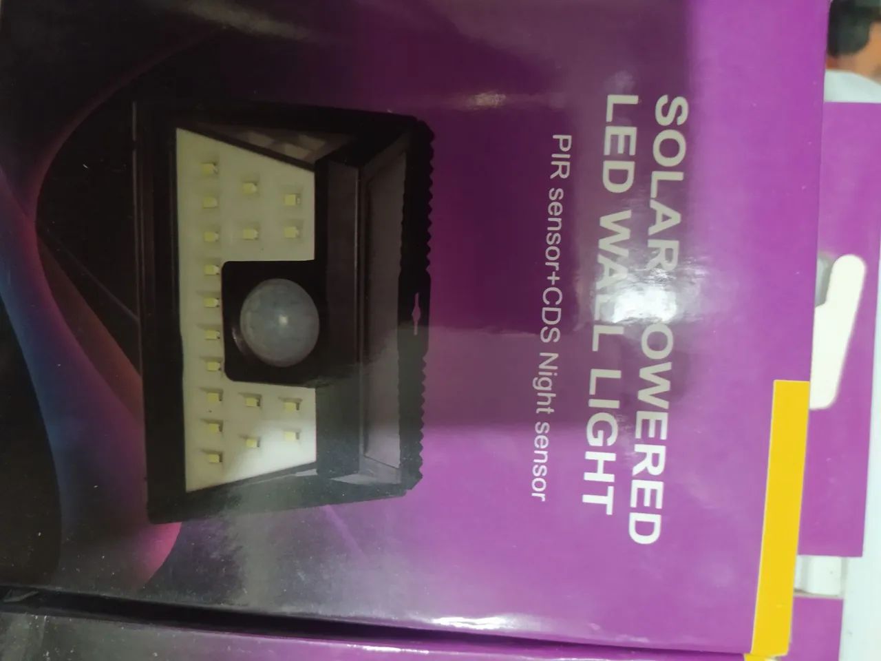 Luminária Solar Led com sensor 