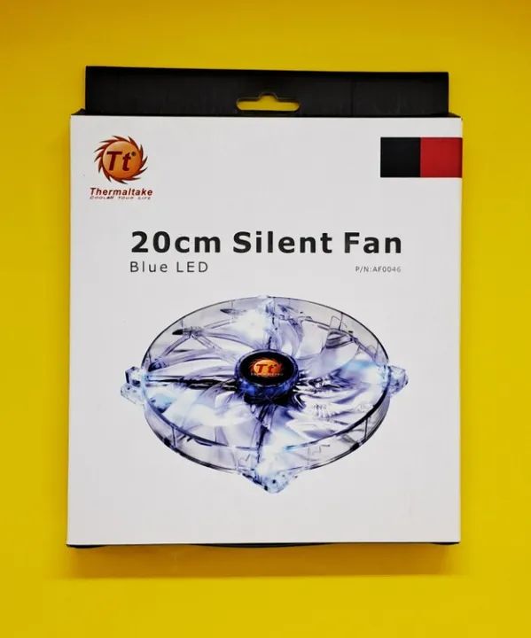 Cooler Thermaltake Fan 200 x 200 x 20 mm Led Azul AF0046