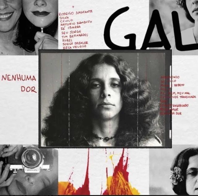 Gal Costa Nenhuma Dor Vinil Vermelho Revista Noize - Foto 2