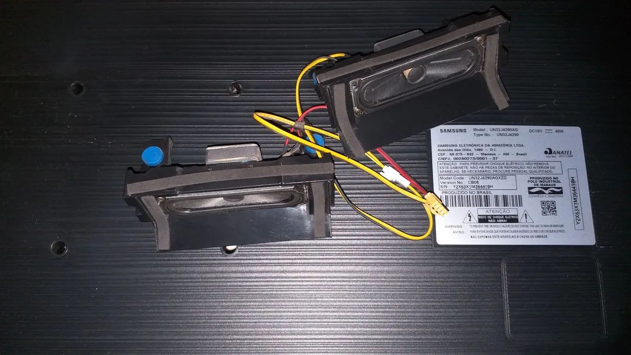 Kit Par Alto Falantes Original para Tv Samsung un32J4290aG Testado Sem Defeito