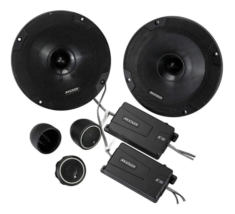 Auto falante KICKER 2 vias 6.5 polegadas novo 100 W RMS