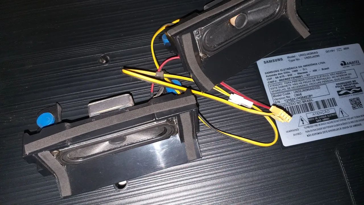 Kit Par Alto Falantes Original para Tv Samsung un32J4290aG Testado Sem Defeito - Foto 4