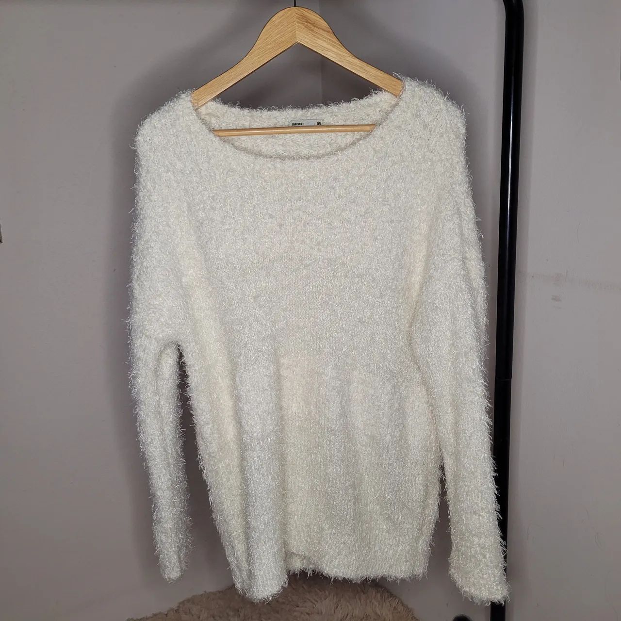 PROMOÇÃO Cardigan feminino off white - GG
