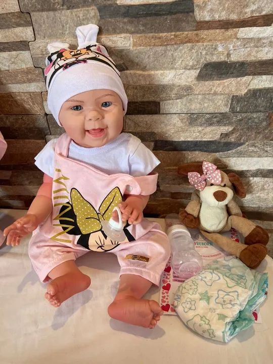 Boneca Reborn Bebê Realista