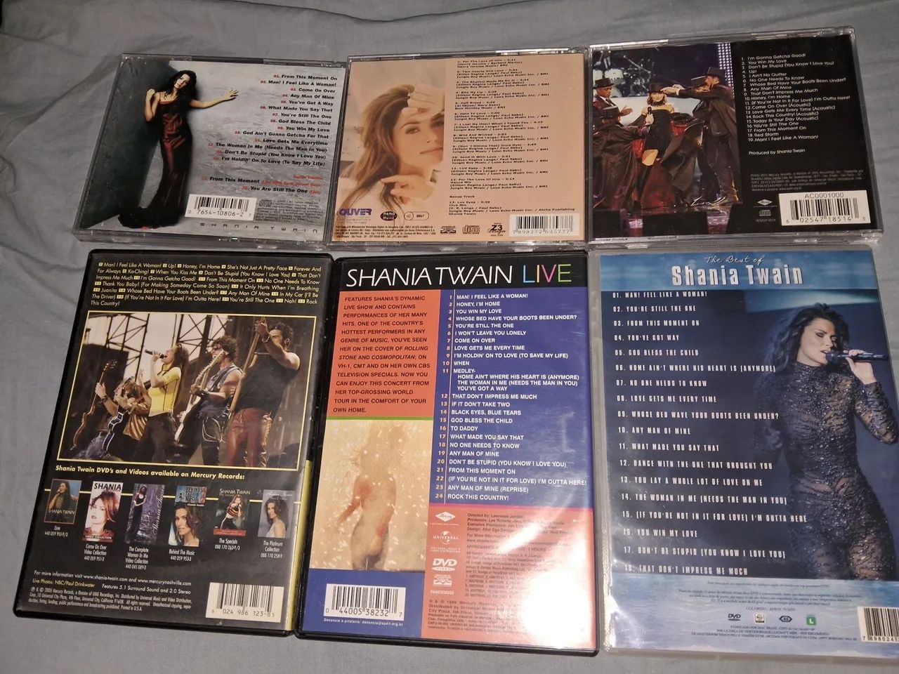 Lote Coleção Shania Twain 3 Cds + 3 Dvds - Foto 2