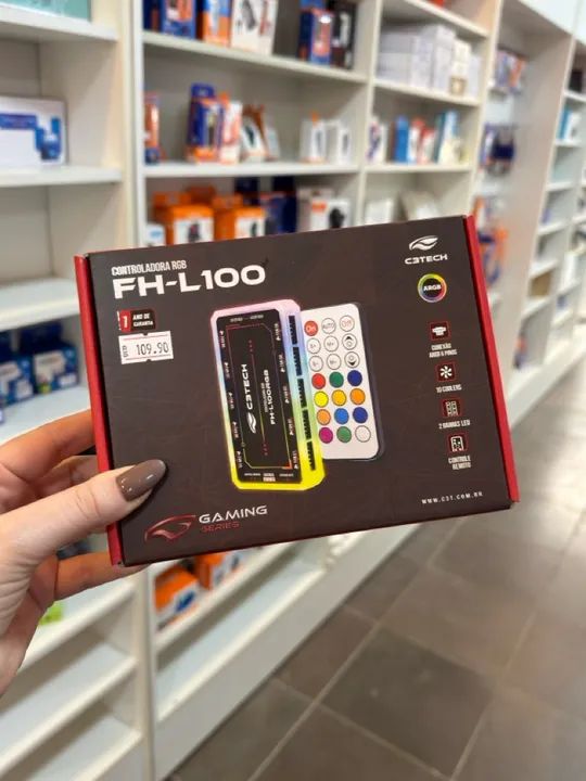 Controladora RGB C3Tech FH-L100 - Nova
