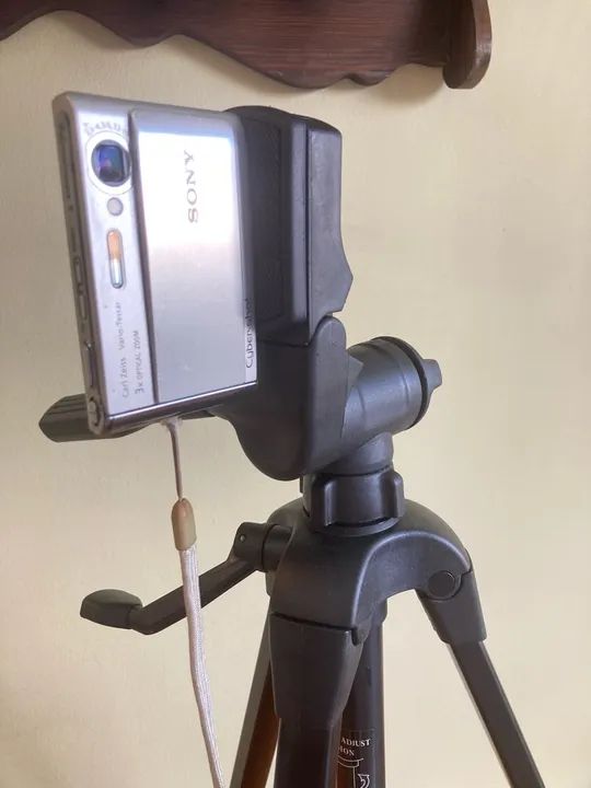 tripé profissional para câmera e/ou filmadora novo viv-vpt-5660 - Foto 4