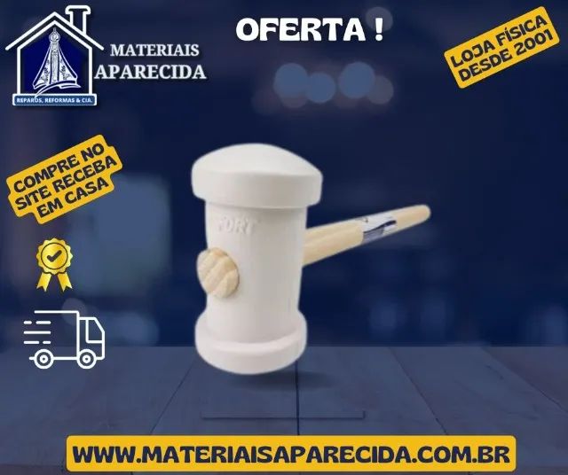 Martelo de  Borracha 60mm