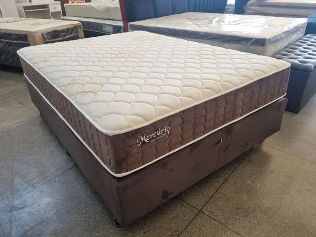 Cama box molas ensacadas direto do Atacadão  ( Queen ) molas ensacadas 