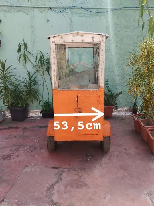 Carroça de pipoca compacta - Foto 2