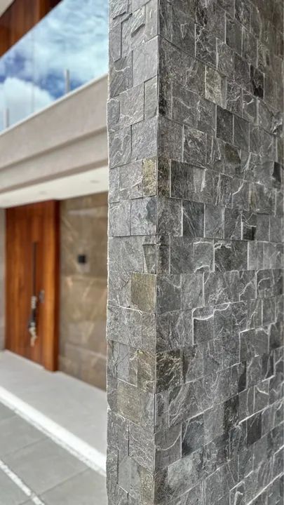 Revestimento de Parede em Pedra - Estilo Moderno  - Foto 3