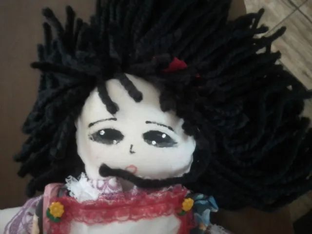 Boneca de Pano feito a mão GRANDE - Foto 2