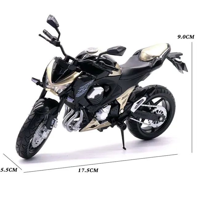 Kawasaki Z800 miniatura 1:12 nova na caixa - Foto 3
