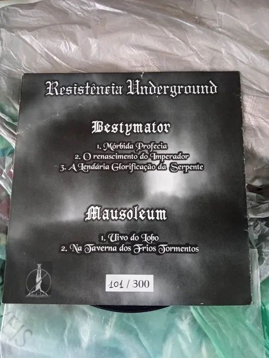 Lp (7ep) Mausoleum Split C/Bestymator Braziliam Black Metal - Foto 2