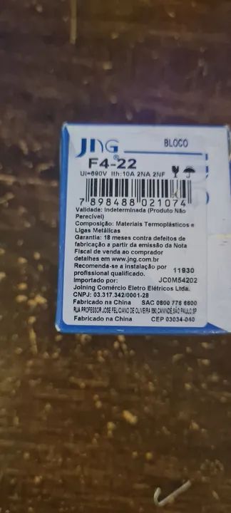 Bloco de contato F4-22 - Foto 3