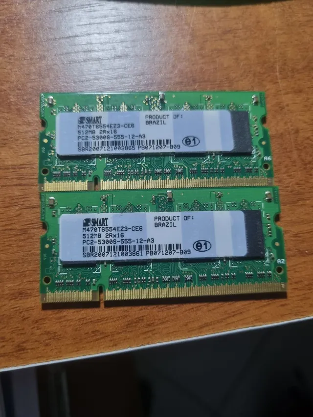 Memória DDR3 e DDR2