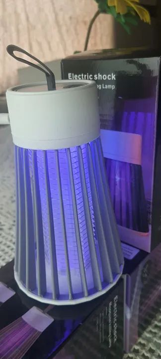 Mata Mosquitos Elétrico - Iluminação UV e Choque - Foto 4