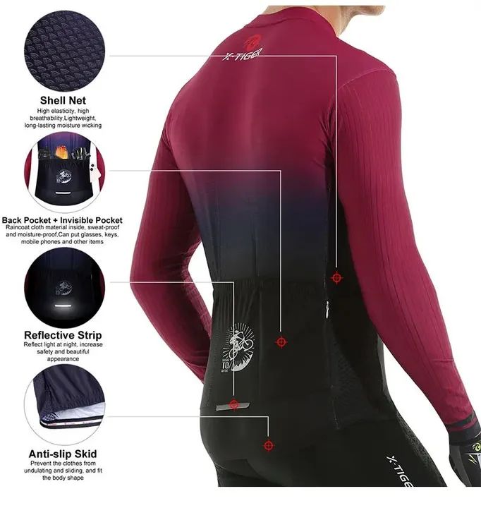 Camisa ciclismo Xtiger  - Foto 2