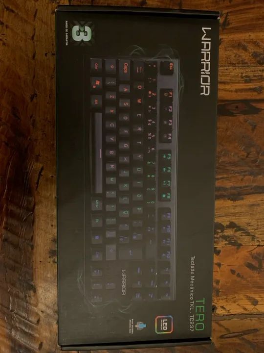 Teclado Gamer Warrior Mecânico - Foto 4