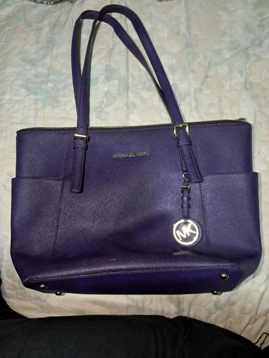 BOLSA MICHAEL KORS ROXA Original - Foto 2