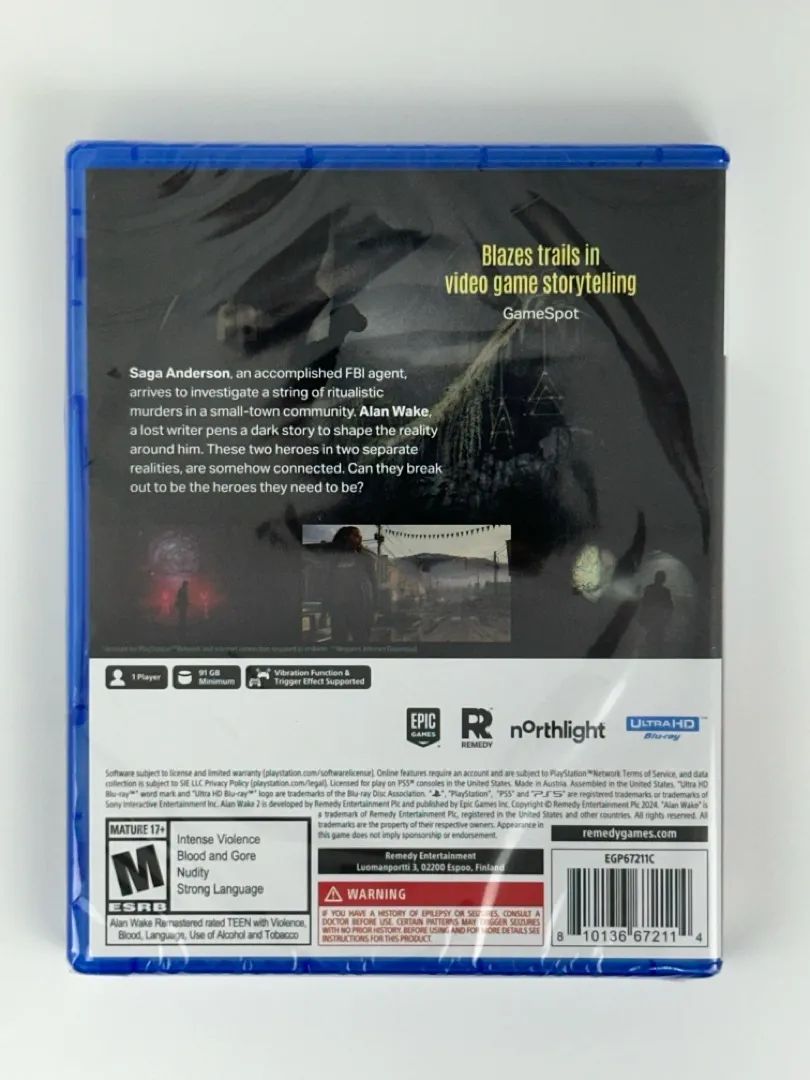 ALAN WAKE 2 DELUXE EDITION PS5 (Leia a descrição) - Foto 2