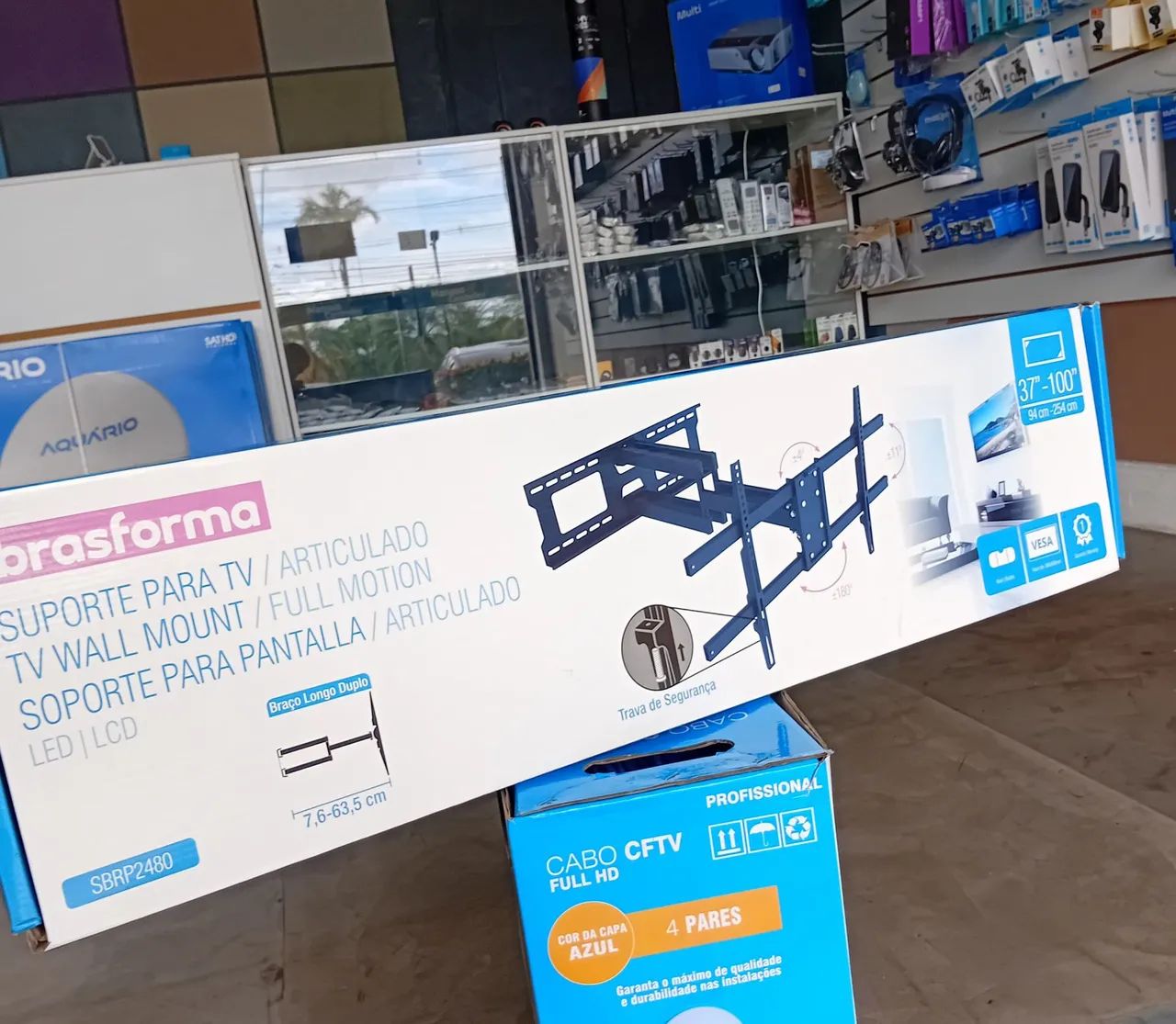Suporte para TV Articulado até 100 polegadas 