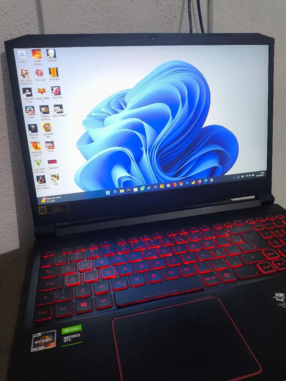 Notebook Acer nitro Ryzen GTX 1650ti Notebooks Parque