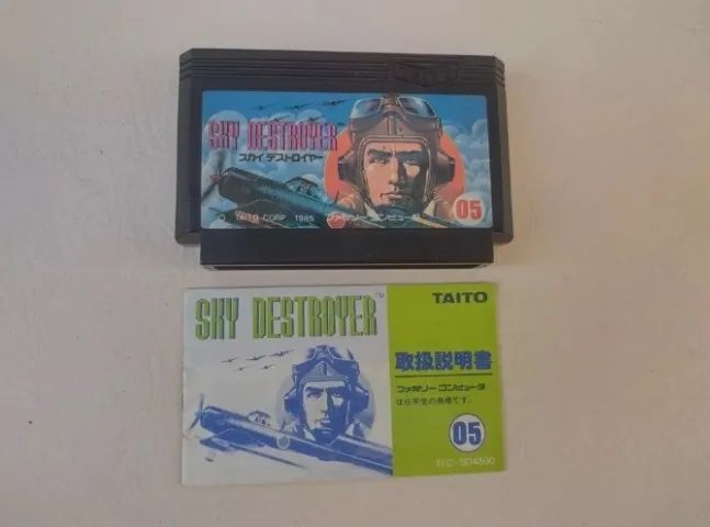 Sky Destroyer - Cartucho Original Japonês Para Nes 60 Pinos
