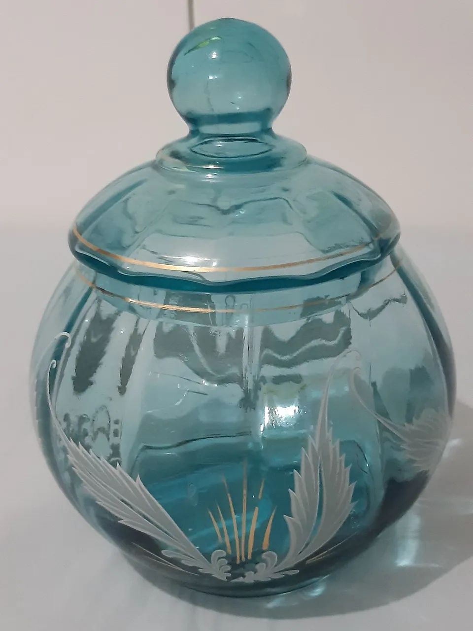 Compoteira de cristal antiguidade