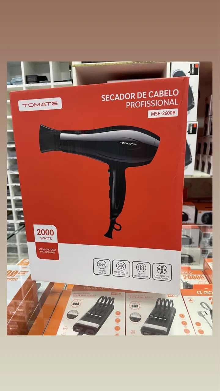 Secador de cabelo profissional 2000w