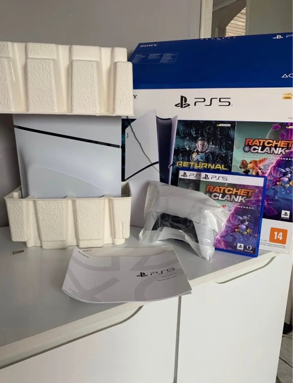 PlayStation 5 Slim - Estado de zero - Na garantia  - Foto 3