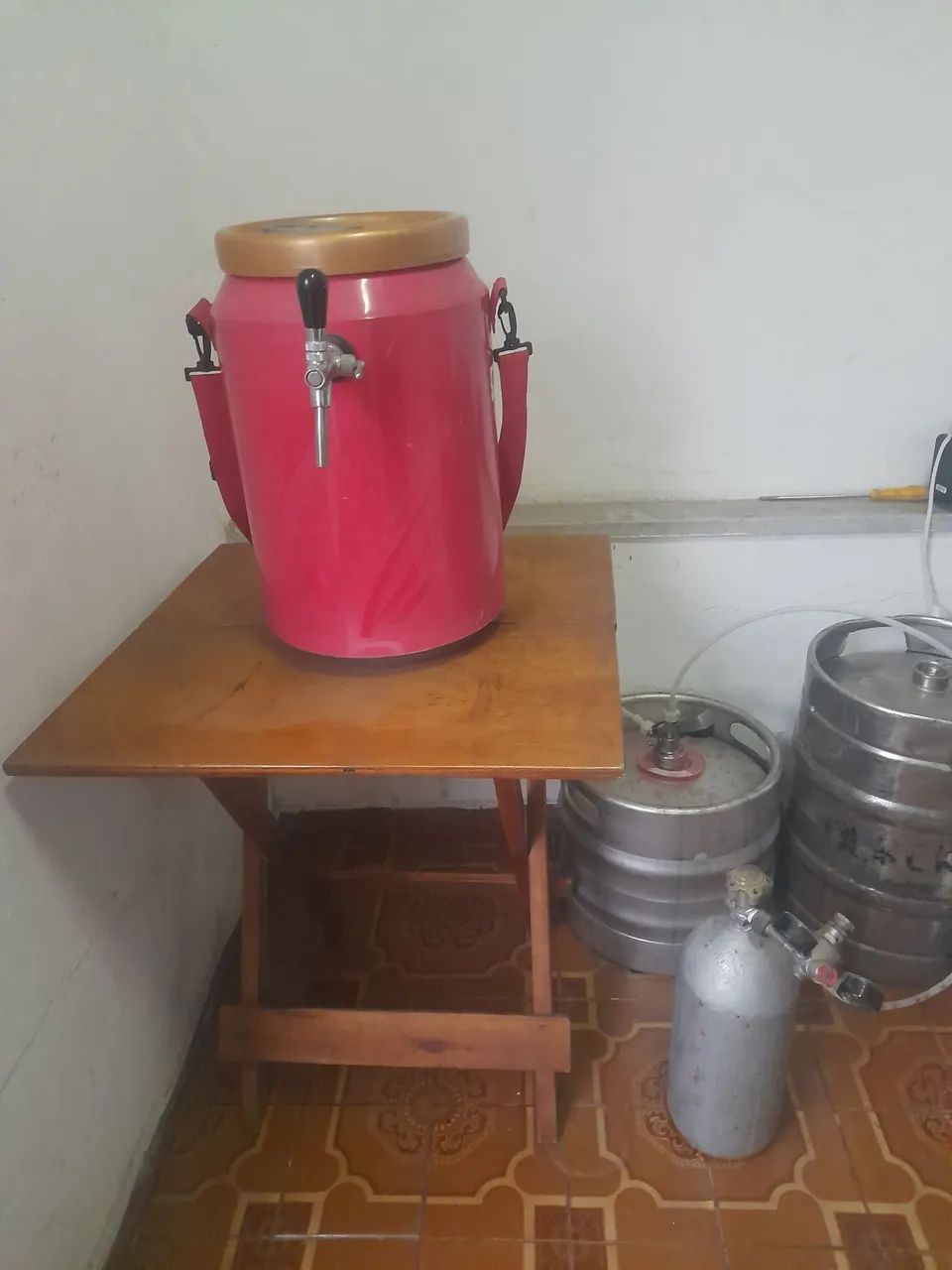 Chopeira de gelo cim extratora e manômetro semi nova