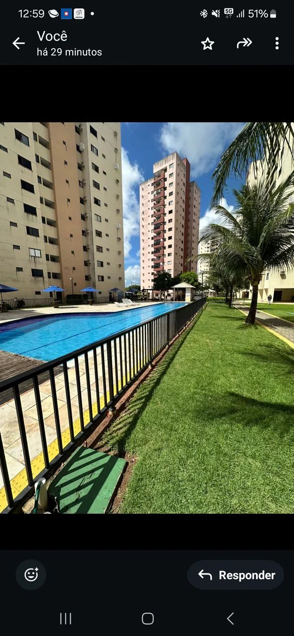 Imóvel para venda possui 77 metros quadrados com 3 quartos em Nova Parnamirim - Parnamirim