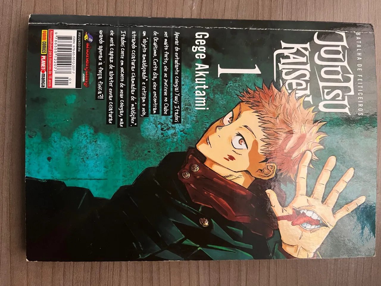 Jujutsu Kaisen Vol. 1 - Edição em português