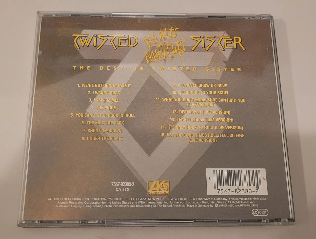 Twisted Sister Big Hits And Nasty Cuts IMPORTADO - Foto 4