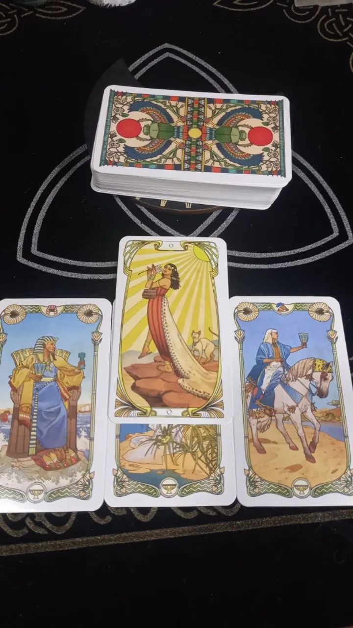 Baralho de Tarô Egyptian Art Nouveau - Foto 2