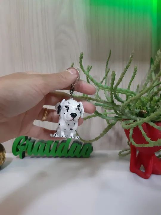 Chaveiro de Cachorro Dálmata