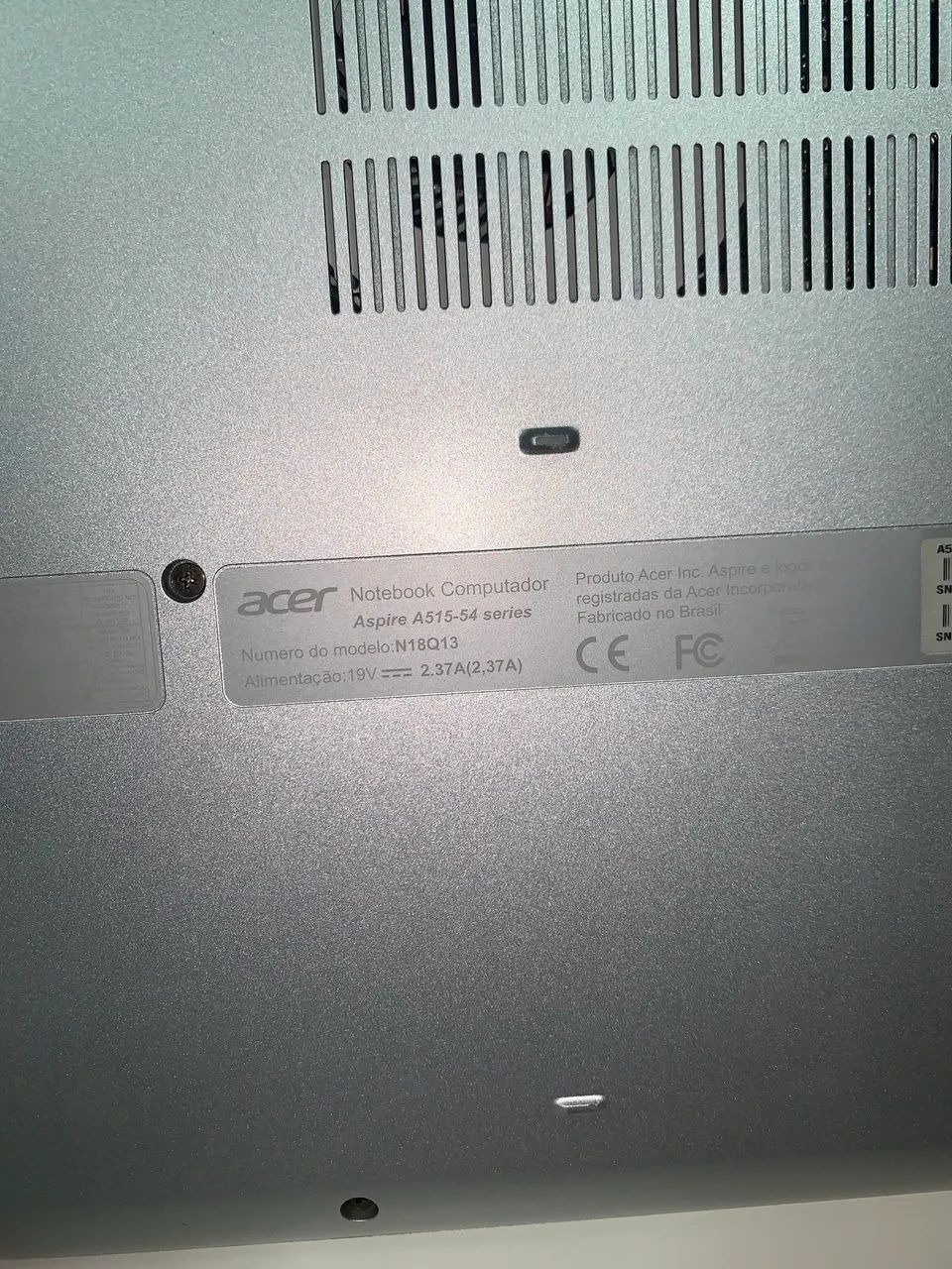 Notebook acer64315687155715124