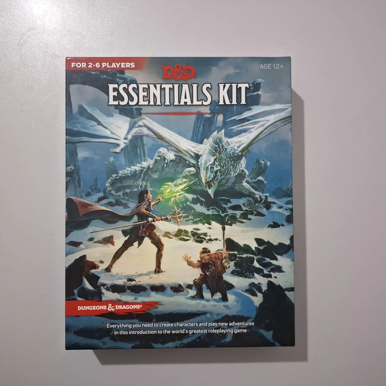 RPG Dungeons and Dragons Essentials Kit. Em inglês.