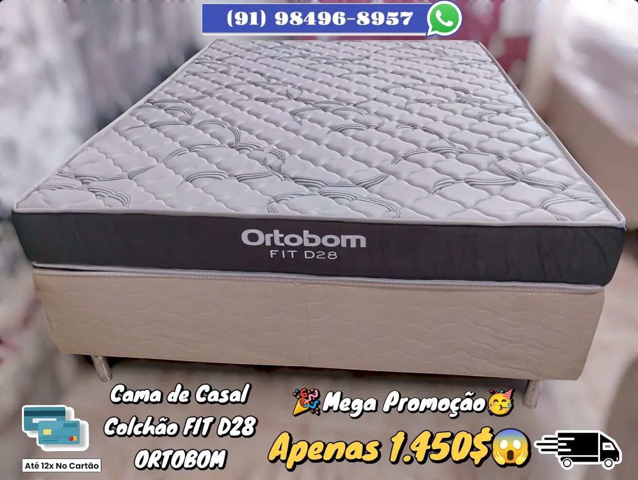 CAMA CASAL FIT D28 ORTOBOM
